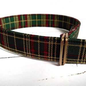 Karácsonyi kockás gyereköv - ruha & divat - öv & övcsat - öv - Meska.hu