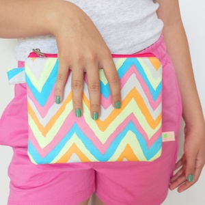 Színes női neszesszer  rikító Summer Vibes MIDI (21x17 cm) - táska & tok - neszesszer - Meska.hu