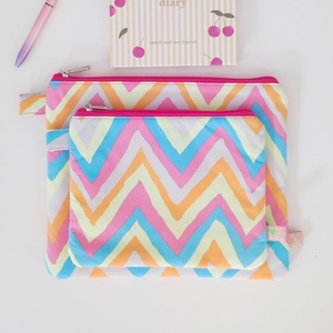 Színes női neszesszer  rikító Summer Vibes MIDI (21x17 cm) - táska & tok - neszesszer - Meska.hu