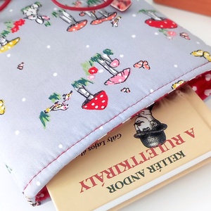 Őszi erdei gombás könyvtok kicsi MINI- nyitott - könyv & zene - könyvtok - Meska.hu