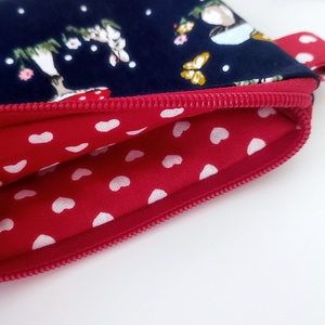 Gombás női pamut neszesszer kicsi méretű - MINI zerowaste - táska & tok - neszesszer - Meska.hu