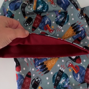 Állatos fiú sapka és sál szett őszi tavaszi 54-es - ruha & divat - babaruha & gyerekruha - babasapka - Meska.hu