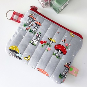 Őszi gombás neszesszer - MINI kozmetikai táska - táska & tok - neszesszer - Meska.hu