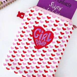 Romantikus csajos Valentin ajándékcsomag - Anyák napi ajándék válogatás szív mintás - táska & tok - neszesszer - Meska.hu