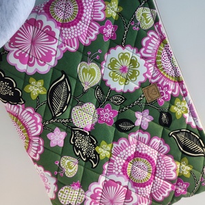 Természetes virágos laptop tartó táska -  elegáns nőies 13-16 méretben - táska & tok - laptoptáska, laptop hátizsák - Meska.hu