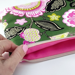 Virágos női neszesszer � Kozmetikai táska 2 méret - táska & tok - neszesszer - Meska.hu