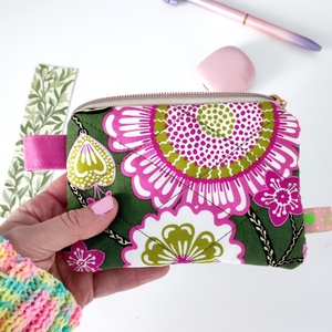 Virág mintás tavaszi női kozmetikai táska � Környezettudatos tárolás, Táska & Tok, Neszesszer, Varrás, MESKA