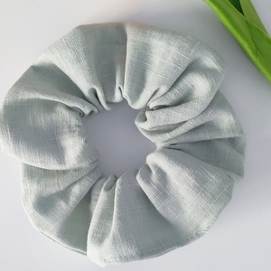 Természetes len scrunchie hajgumi - M-es - ruha & divat - hajdísz & hajcsat - hajgumi - Meska.hu