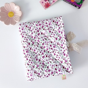 Virágmintás csipkés könyvtok - környezetbarát nyitott - könyv & zene - könyvtok - Meska.hu