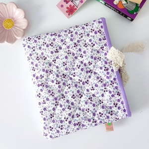 Virágos csipkés könyvtok - környezetbarát nyitott - könyv & zene - könyvtok - Meska.hu