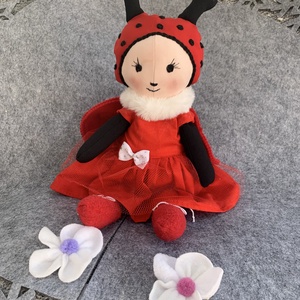 �Pöttöm Pöttyös � a szerencse katicája!� - játék & sport - baba & babaház - öltöztethető baba - Meska.hu