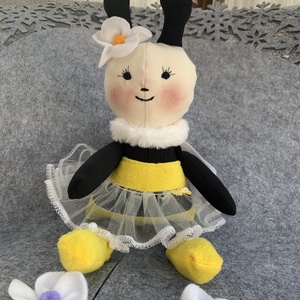 � ZümZüm � kézzel készült méhecske tündér baba �, Játék & Sport, Baba & babaház, Öltöztethető baba, , MESKA