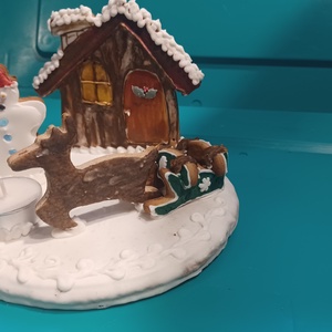 Mézeskalcs kishz mécsessel - karácsony - adventi díszek - adventi gyertyadíszek és koszorúdíszek - Meska.hu
