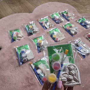 Kerámiagipsz festhető hűtőmágnes figurák - diy (csináld magad) - egységcsomag - Meska.hu