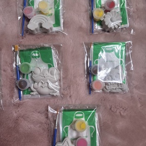Kerámiagipsz festhető hűtőmágnes - diy (csináld magad) - egységcsomag - Meska.hu