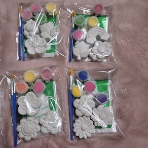 Kerámiagipsz festhető hűtőmágnes, DIY (Csináld magad), Egységcsomag, Gipszöntés, MESKA