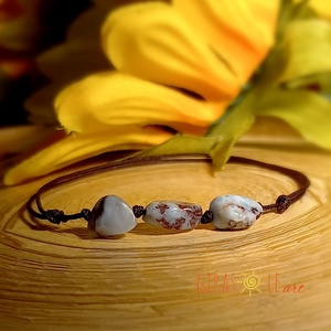 Larimar zsinórka  - ékszer - karkötő - ásványkarkötő - Meska.hu