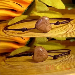 Ti Amo rodonit zsinórka karkötő - ékszer - karkötő - ásványkarkötő - Meska.hu