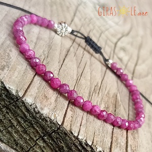 Cseresznyevirágzás - rubin karkötő  - ékszer - karkötő - ásványkarkötő - Meska.hu