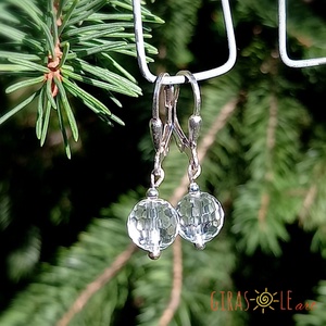Hegyikristály fülbevaló  - ékszer - fülbevaló - lógó fülbevaló - Meska.hu