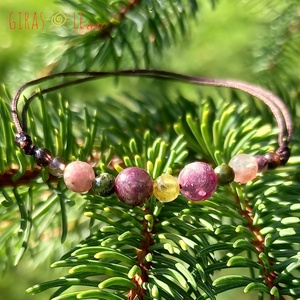 Turmalin zsinórka  - ékszer - karkötő - ásványkarkötő - Meska.hu