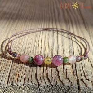 Turmalin zsinórka  - ékszer - karkötő - ásványkarkötő - Meska.hu