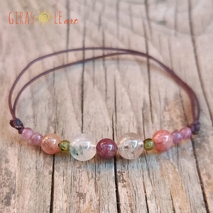 Turmalin zsinórka  - ékszer - karkötő - ásványkarkötő - Meska.hu