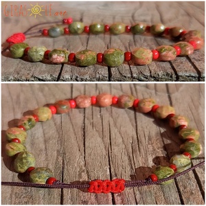 Unakit karkötő  - ékszer - karkötő - ásványkarkötő - Meska.hu