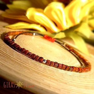 Vörös jáspis karkötő  - ékszer - karkötő - ásványkarkötő - Meska.hu