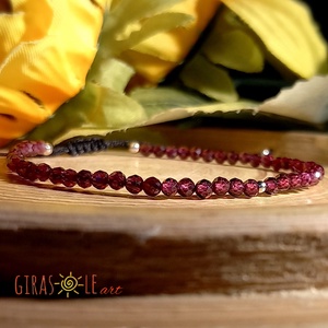 Gránát karkötő  - ékszer - karkötő - ásványkarkötő - Meska.hu