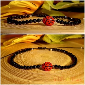 Katica - spinell karkötő  - ékszer - karkötő - ásványkarkötő - Meska.hu