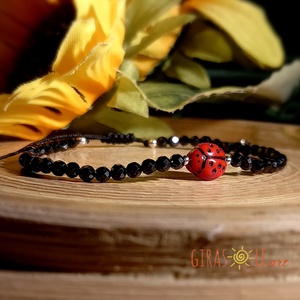 Katica - spinell karkötő  - ékszer - karkötő - ásványkarkötő - Meska.hu