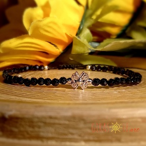 Pillangó - spinell karkötő  - ékszer - karkötő - ásványkarkötő - Meska.hu