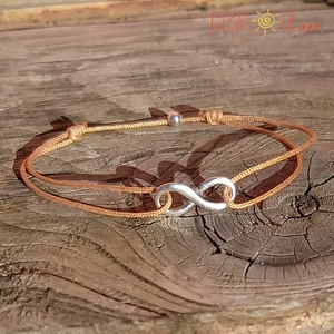 Aranyfonál zsinórka karkötő - ékszer - karkötő - charm karkötő - Meska.hu