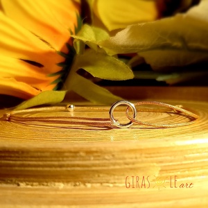 Zsinórkák valódi ezüsttel  - ékszer - karkötő - charm karkötő - Meska.hu