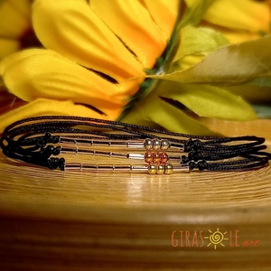 Most-morze zsinórka karkötő  - ékszer - karkötő - gyöngyös karkötő - Meska.hu