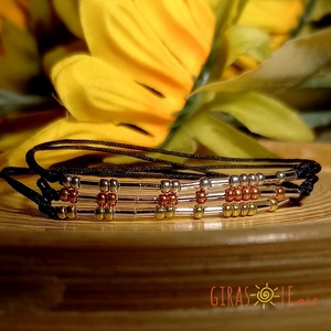 Elmúlik-morze zsinórka karkötő  - ékszer - karkötő - gyöngyös karkötő - Meska.hu