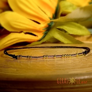 Elmúlik-morze zsinórka karkötő  - ékszer - karkötő - gyöngyös karkötő - Meska.hu