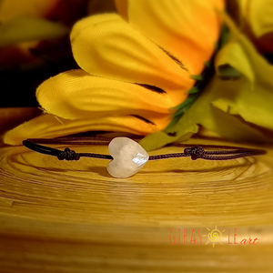 Ti Amo holdkő zsinórka karkötő  - ékszer - karkötő - ásványkarkötő - Meska.hu