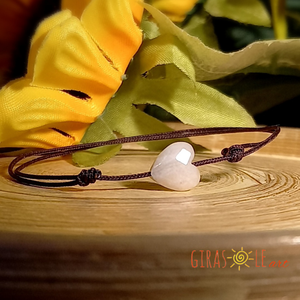 Ti Amo holdkő zsinórka karkötő  - ékszer - karkötő - ásványkarkötő - Meska.hu