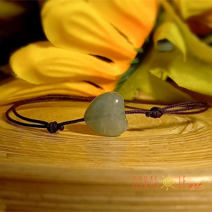 Ti Amo aventurin zsinórka karkötő  - ékszer - karkötő - ásványkarkötő - Meska.hu