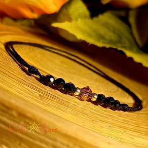 Spinell zsinórka karkötő gyöngyökkel - ékszer - karkötő - ásványkarkötő - Meska.hu