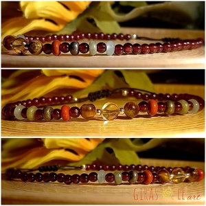 Ásványkarkötő sterlingezüsttel - ékszer - karkötő - ásványkarkötő - Meska.hu