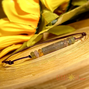 Achát zsinórka karkötő  - Meska.hu