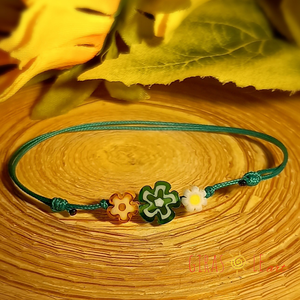 Kiskertem millefiori zsinórka - ékszer - karkötő - gyöngyös karkötő - Meska.hu