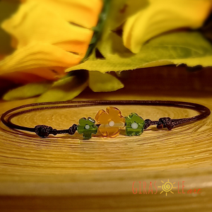 Kiskertem millefiori zsinórka - ékszer - karkötő - gyöngyös karkötő - Meska.hu