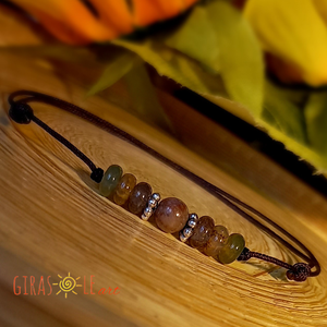 Achát zsinórka karkötő  - ékszer - karkötő - ásványkarkötő - Meska.hu