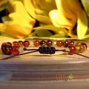 Napfény karkötő  - ékszer - karkötő - ásványkarkötő - Meska.hu