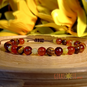 Napfény karkötő  - ékszer - karkötő - ásványkarkötő - Meska.hu