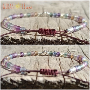 Icipiciszív - fluorit karkötő  - ékszer - karkötő - ásványkarkötő - Meska.hu